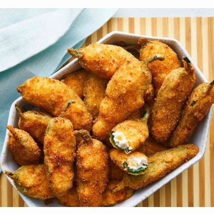 Breaded Jalapenos with Cheddar Cheese